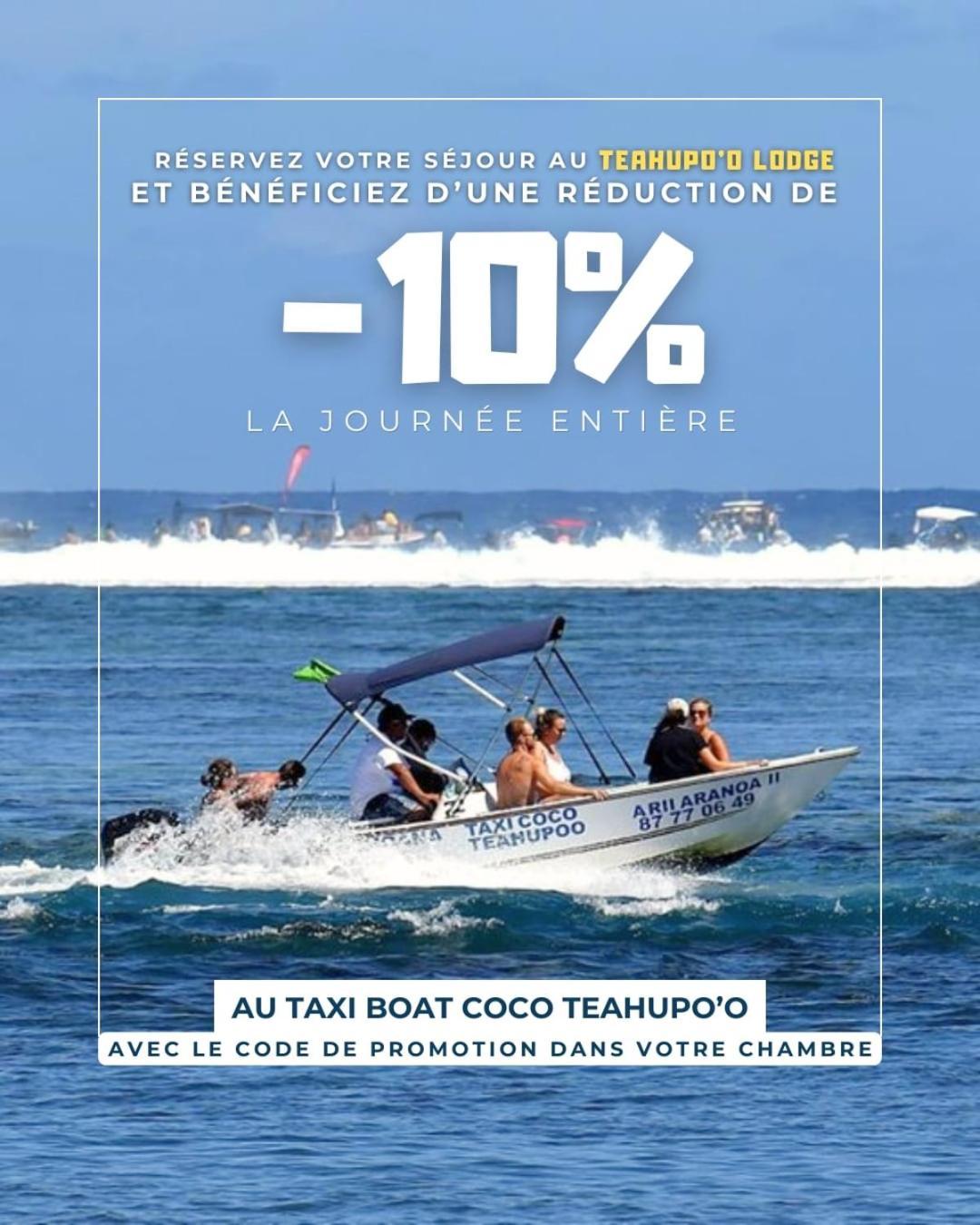 Teahupo'O Lodge - Cosy Studio Climatise Pa'Aihere - Entre Randonnees Et Activites Nautiques Teahupoo Buitenkant foto
